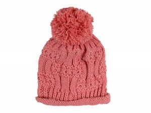 Knitted Hat with bobble Model 44c