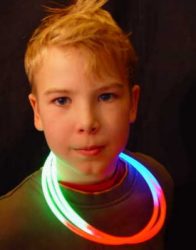 Leuchtkette UV Jumbo tri color