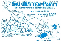 Plakate Skihtten Party