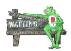 Frosch auf Bank K734