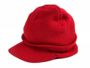 Strickmtze mit Schirm Visor Beanie Modell 41k