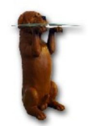 Hund Zeitungsboy K154