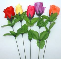 Silk Rosebud 60cm