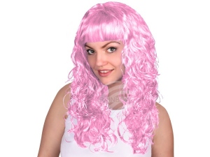Wig curly rose