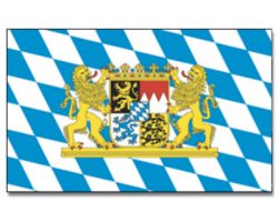 Flag Bavaria with lion
