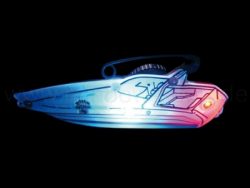 Flashing magnet speedboat