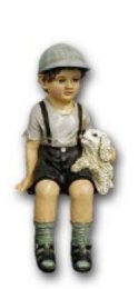 Boy sitting with dog K591