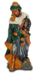 Weihnachtskrippe Figur Kaspar Modell 90