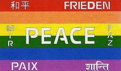 Fahne Peaceflagge