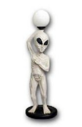 Alien mit Lampe K378B