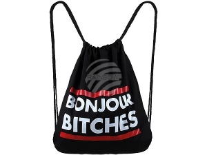 Backpack bag Gym Bag Bon Jour black