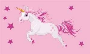 Flag Unicorn pink