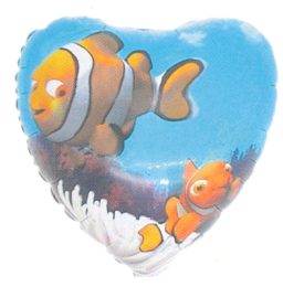 Folienballon Clownfisch 50 cm