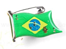 Blinky Magnet Anstecker Flagge Brasilien