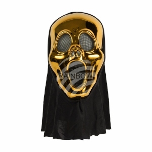 Carnival mask horror gold MAS-36D