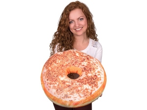 Donut Kissen Zuckerglasur, Schokoladenraspel