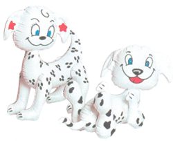 Dalmatian inflatably