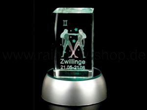 Crystal cuboid Gemini