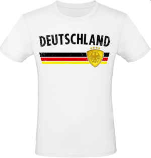 WM 2026 T-Shirt inklusive Druck� Deutschland weiss