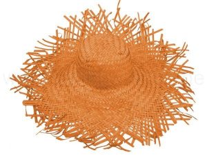 Straw hat Beach hat orange