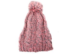 Strickmtze Pom Pom Beanie Modell 50d