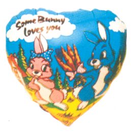Foil balloon some bunny loves you