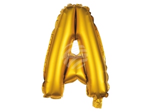 Foil balloon helium balloon gold Letter A