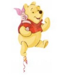 Folienballon Winnie Pooh mit Schwein