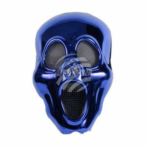 Karnevalsmaske Totenkopf Horror blau MAS-35C