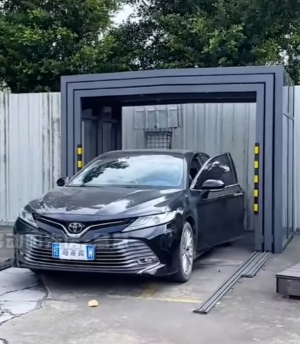 Carport Alu-Glass wall modules mobile 3x4m electric