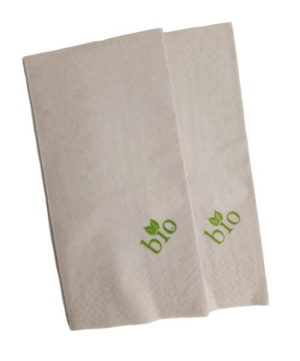 Servietten Bio Papier 33x33 cm, Druck BIO 1000 Stck