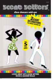 Deko window blind scene setter 80 ths Disco Dancers