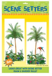 Deko window blind scene setter Hawaii Palm Tree