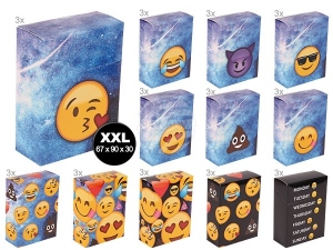 Cigarette sleeves of cardboard Size XXL Emoticon Emoji