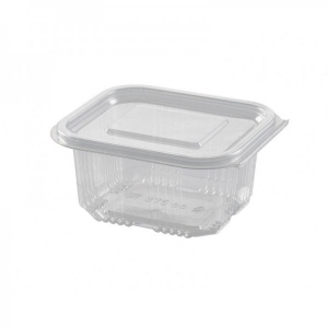 Delicatessen cups with hinged lid PET 375ml 800 pieces