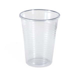 PP drinking cups transparent 0.2 l with calibration mark 1000 pi