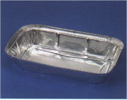 Aluminum dish angular 651 ml