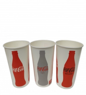 Vasos de papel Coca Cola 300 ml 1000 piezas