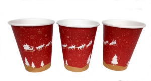 Taza de con vino caliente para llevar taza de Navidad 1000 pieza