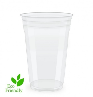 Bio PLA Clear Cup 500 ml 20 oz  95 mm