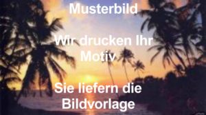 Photo wallpaper decoration window blind Tropical sunset