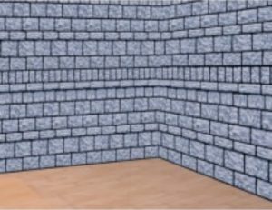 Dekokulisse Scene Setter Fake Stone Wall