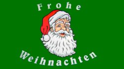 Flag Merry Christmas German