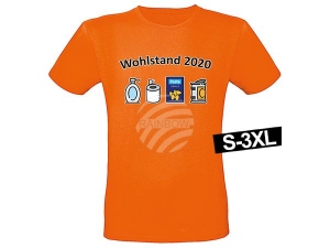 Motif T-shirt orange model Shirt-003h