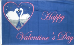 Flag Happy Valentines