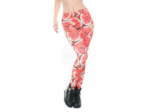 Leggins con motivos para mujer Design Melones color rosa