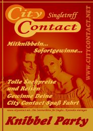 Carteles Citycontact Knibbelparty