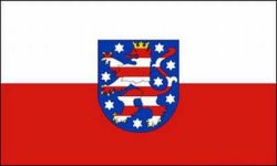 Flag Thuringia