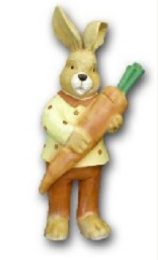 Easter bunny with carrot K532