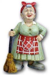 Witch with brooms K447